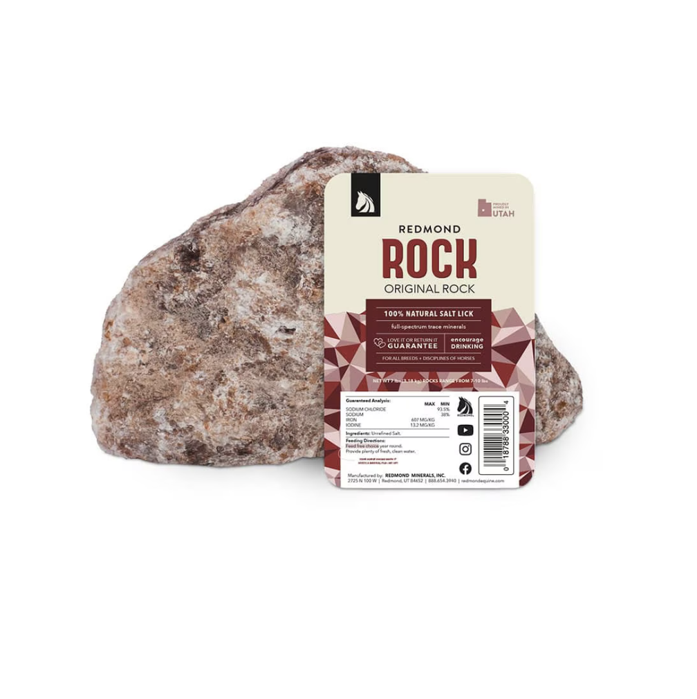Redmond Rock Salt for Horses in the Summer available at FarmVet